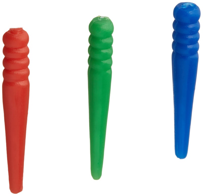 CHH P 9 Piece Set of Plastic Cribbage Pegs 3 Each of Blue Green and Red