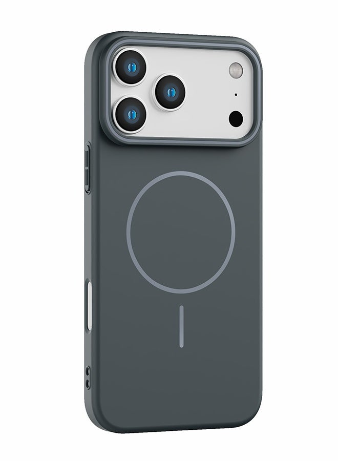 MagSafe Case Cover for Apple iPhone 17 Pro Max, Anti Scratch Shockproof Cover, Comfortable Hold Touch Feeling and Anti-fingerprint, Liquid Silicone Case - Charcoal Gray