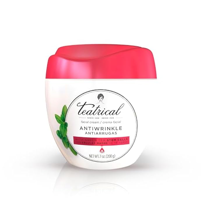 TEATRICAL Anti Wrinkle Face Cream, Face Moisturizer Infused with Green Tea Stem Cells, Helps Reduce Fine Line & Wrinkles, Face Cream for Women, Floral Scent, 7 oz - Image 1