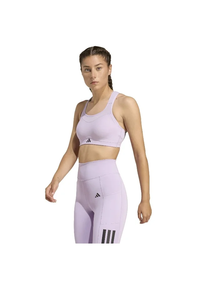 adidas Adidas Tlrdim Hs Bra Purple Workout Bra - High Support Bra For Women