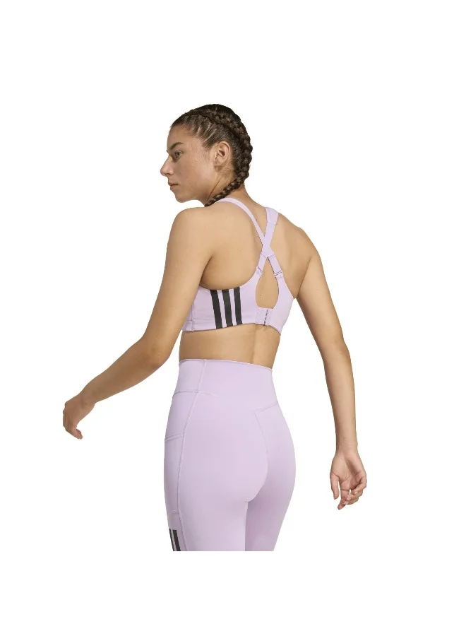 adidas Adidas Tlrdim Hs Bra Purple Workout Bra - High Support Bra For Women