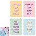 Soulchen 4 Pcs Mahjong Tile Mixer Shufflers for Mixing and Shuffling Tiles Plastic Mahjong Accessories Gifts for Lovers Games Decorative Printed Design Pastel Syle - Image 2