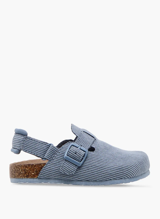 JUNIORS Boys Textured Sandals with Hook and Loop Closure