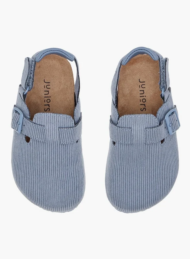 جونيورز صنادل أولاد بنقوش مع إغلاق لاصق