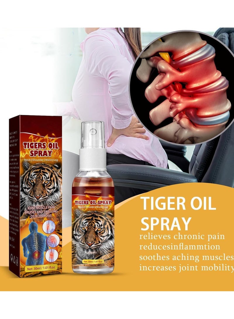 Quick-Acting Tiger Oil Pain Relief Spray: Effective for Knee Pain, Neck Stiffness, Lower Back Ache, and Muscle Inflammation - Image 3