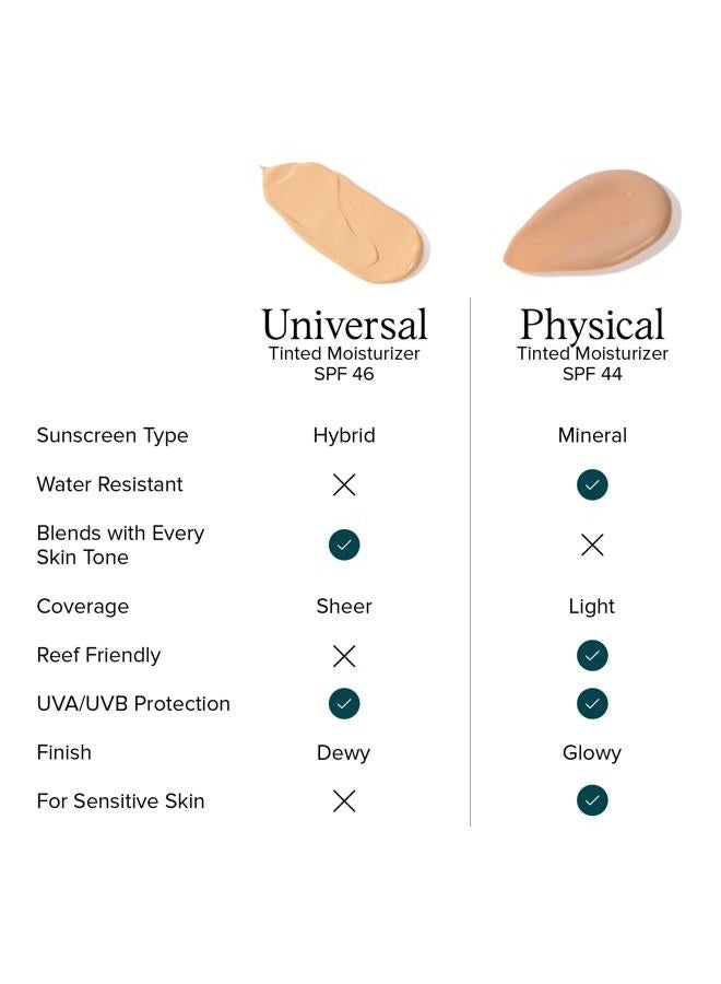 DRMTLGY Physical Tinted Moisturizer with SPF 44. Universal Tint. All-In-One Mineral Tinted Sunscreen and Foundation with Broad Spectrum Protection Against UVA and UVB Rays. FSA HSA Eligible (2.05 oz) - Image 3