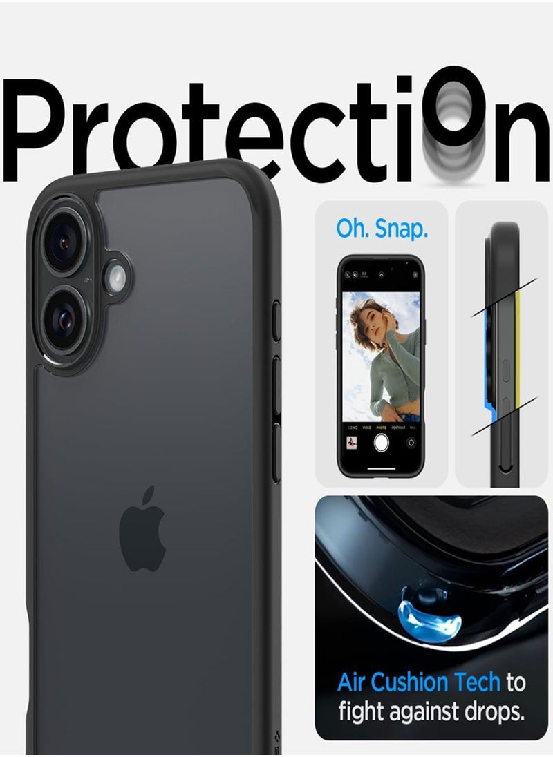 Spigen Ultra Hybrid iPhone 16 Case Cover (2024) - Frost Black  - Image 5
