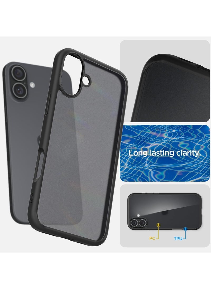 Spigen Ultra Hybrid iPhone 16 Case Cover (2024) - Frost Black  - Image 4