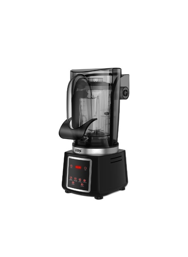 Winning Star Blender, 2L capacity, sound-insulated, non-slip base, sharp stainless steel blades, black, 800 W, ST-5905 - Image 1