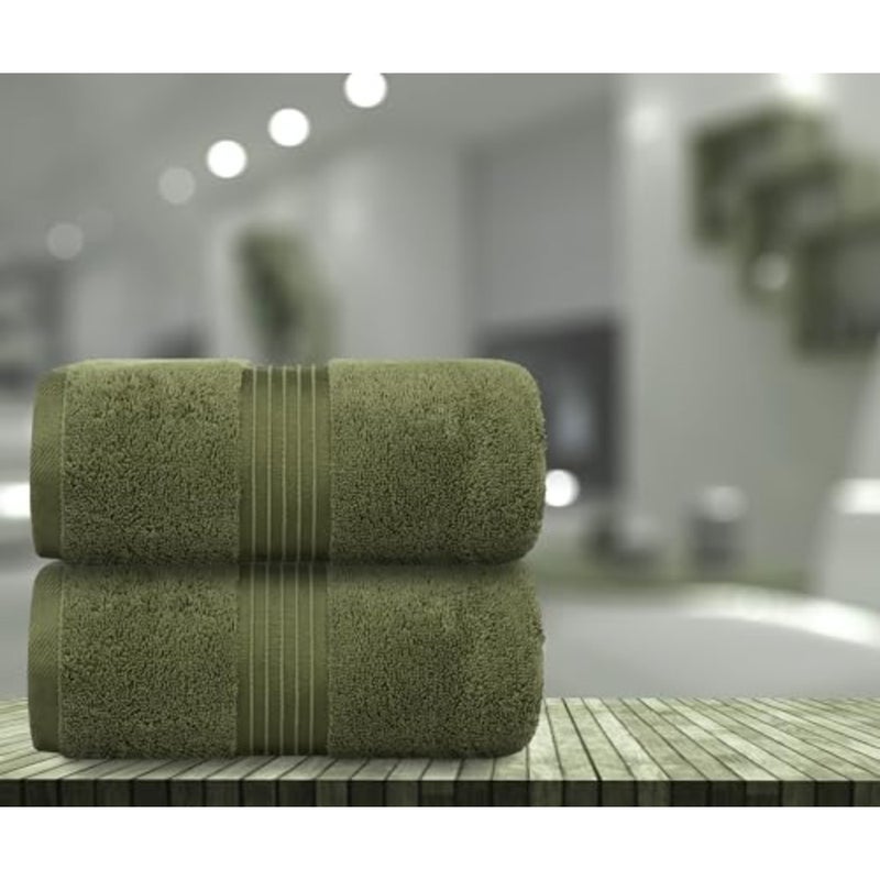 Set 4 Pack, 70 X 140 cm - 600 GSM 100% Combed Cotton Quick Drying Highly Absorbent Thick Bathroom Towels - Soft Hotel Quality for Bath and Spa - Image 5
