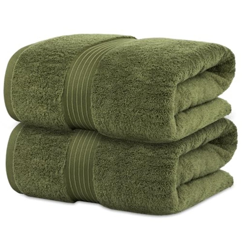 Set 4 Pack, 70 X 140 cm - 600 GSM 100% Combed Cotton Quick Drying Highly Absorbent Thick Bathroom Towels - Soft Hotel Quality for Bath and Spa - Image 2