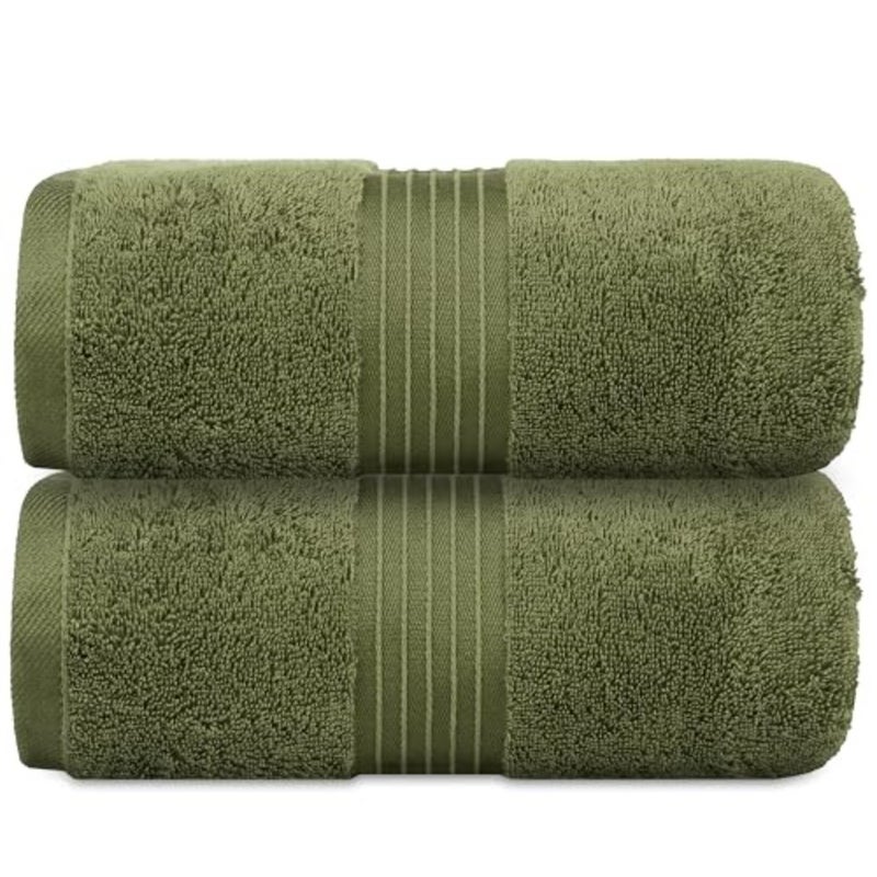 Set 4 Pack, 70 X 140 cm - 600 GSM 100% Combed Cotton Quick Drying Highly Absorbent Thick Bathroom Towels - Soft Hotel Quality for Bath and Spa - Image 3