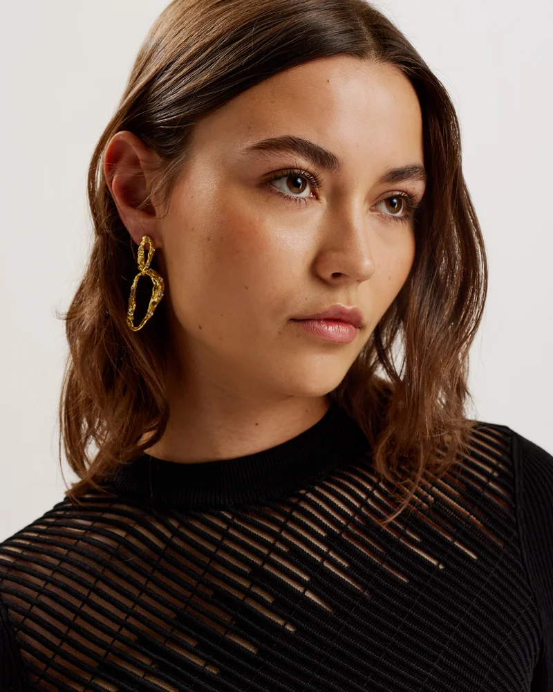 Ted Baker Ribbed A-Line Dress