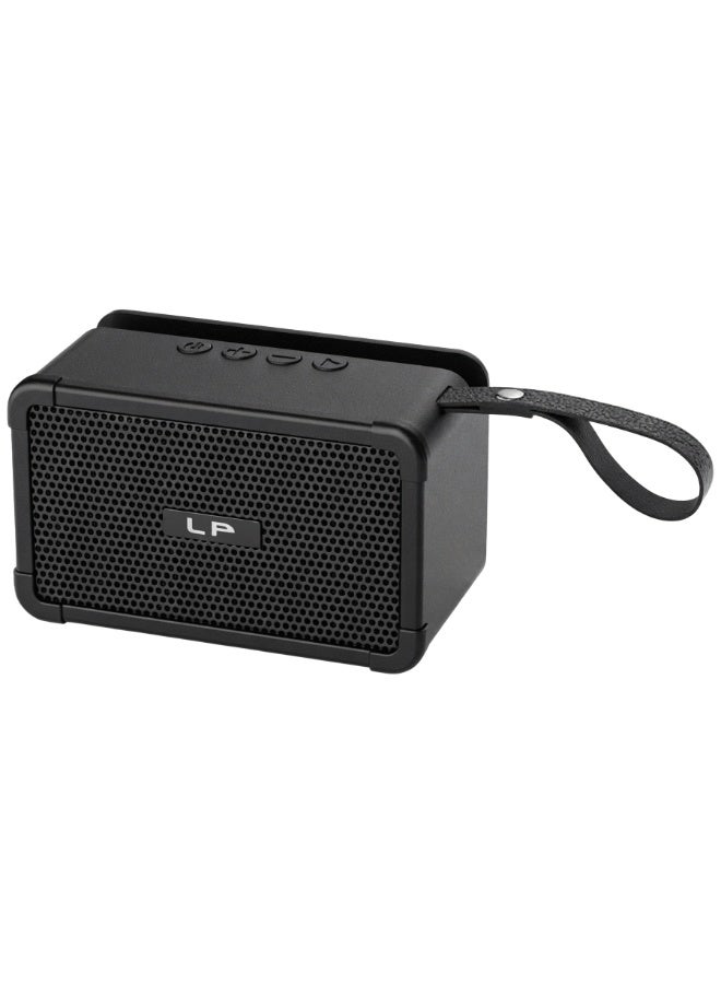 LP V93 Portable Bluetooth Speaker – Wireless Stereo Speaker with Deep Bass, LED Light, FM Radio, USB & TF Card Music Player, Rechargeable Battery, Compact Cube Design for Home, Outdoor & Travel - Multicolour - Image 3