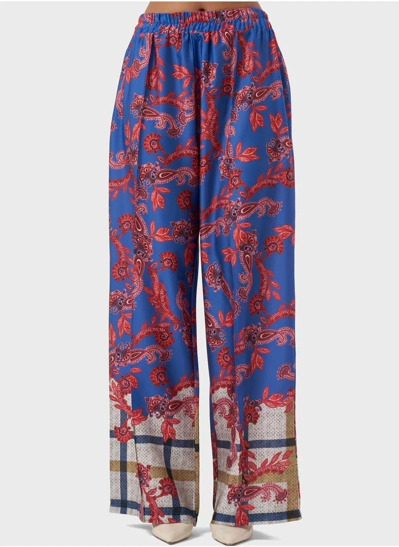 MIZALLE Printed High West Pants