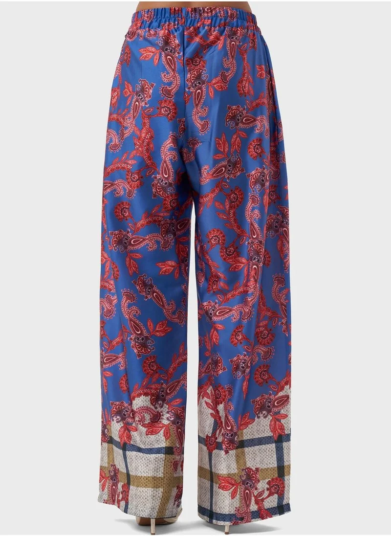 MIZALLE Printed High West Pants