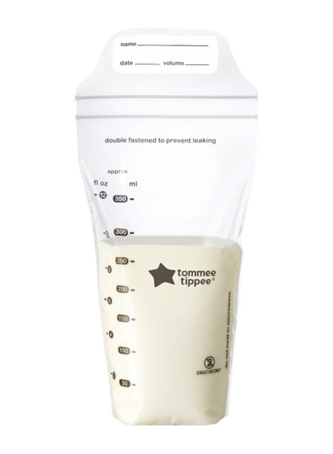 tommee tippee Pack Of 36 Breast Milk Storage Bags - Image 1