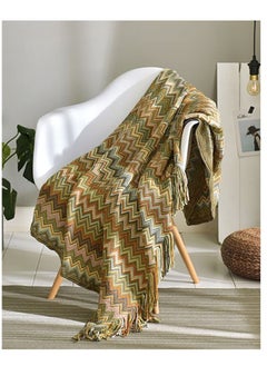 Y&D Tassel Design Blanket Cotton Multicolour 130x150centimeter  - Image 2