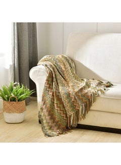 Y&D Tassel Design Blanket Cotton Multicolour 130x150centimeter  - Image 3