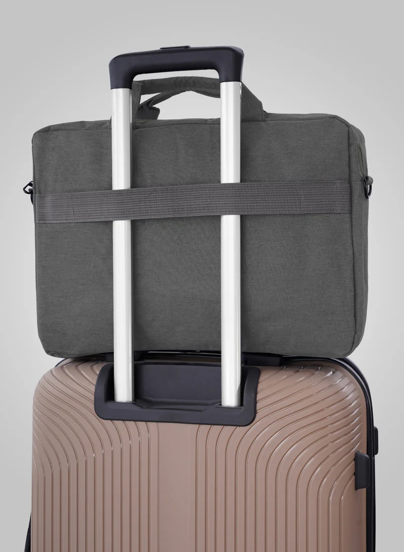 PARAJOHN  Para John Laptop Bag 15.6 Inch – Polyester Office Briefcase with Shoulder Strap, Multi-Compartment  | Best Price UAE