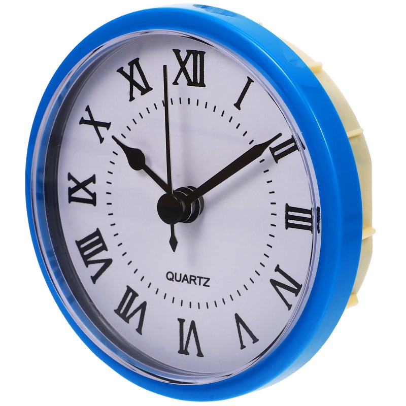 Clock Insert Round Quartz Clock Insert with Roman Numerals Replacement Clock Insert - Image 1