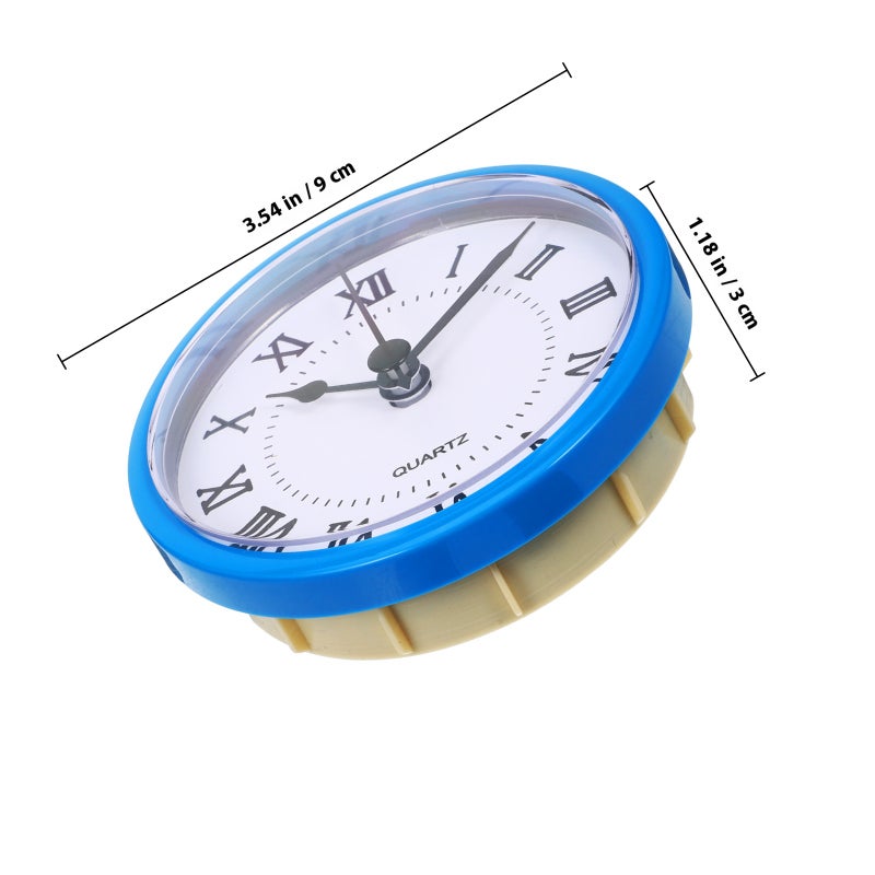 Clock Insert Round Quartz Clock Insert with Roman Numerals Replacement Clock Insert - Image 2
