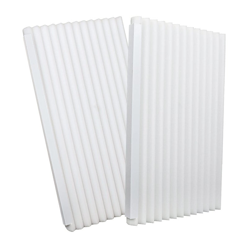 Wintcomfort Wintcomfort Window Air Conditioner Side Panel Insulated Foam Kit All Season Protection Side Panels for Window AC 17 x 9 x 78 White 