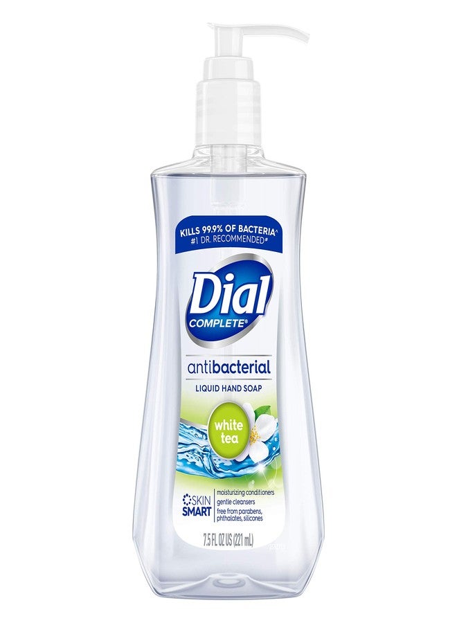 Dial Antibacterial Liquid Hand Soap, White Tea, 7.5 Fl Oz (Pack of 12) - Image 1