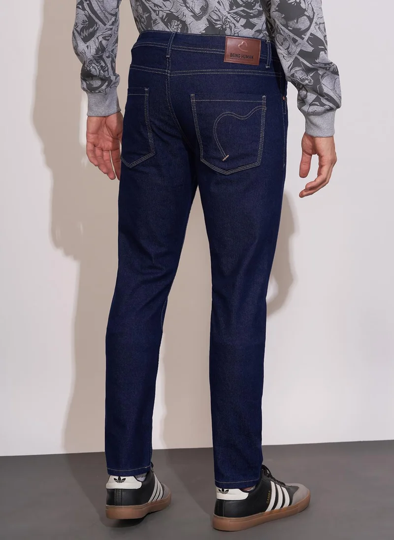 Being Human DARK TONE Men Regular Fit Mid-Rise Jeans for Men | Best Price UAE