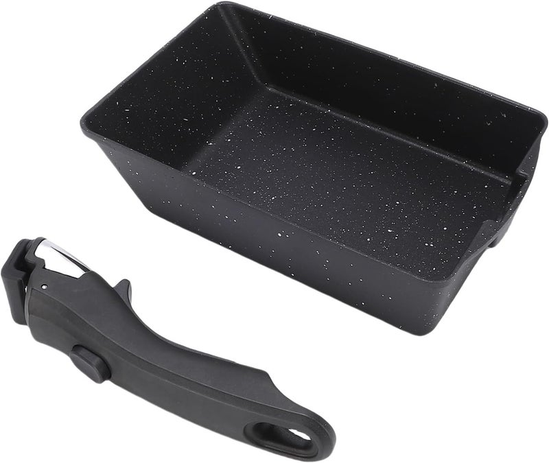 Well-engineered versatile build Zunate Tamagoyaki Pan, Anti Stick Aluminum Rectangular Japanese Omelette Pan with Detachable Heat Proof Handle, Dishwasher Safe, Compatible with Gas and Electric Stoves, Beige (Black) All user friendly build Indoor outdoor use Wide use compliant quality Any KSA address orderable General standard compliant quality Transit damage minimized design Sufficient order stock Ready varied options Global standard quality Quick available purchase options Multi item matching Globally spread simple design Freeze crack proof Air & land transit compatible Anti slip UV resistant Adjustable build All territory compatible build Classic trendy design picks Varied dimensions Flexible purchase choices Single & bulk use compatible Elegant appearance Multi-hub shipment dispatch - Image 5