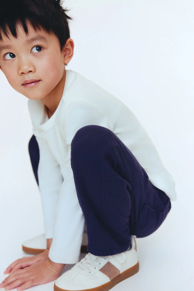 H&M Muslin drawstring trousers