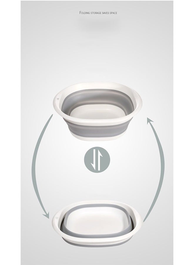 Collapsible Wash Basin, Portable and Space Saving, Multi-Function Use, Plastic, Large and High Capacity (Pack of 3) - Image 5