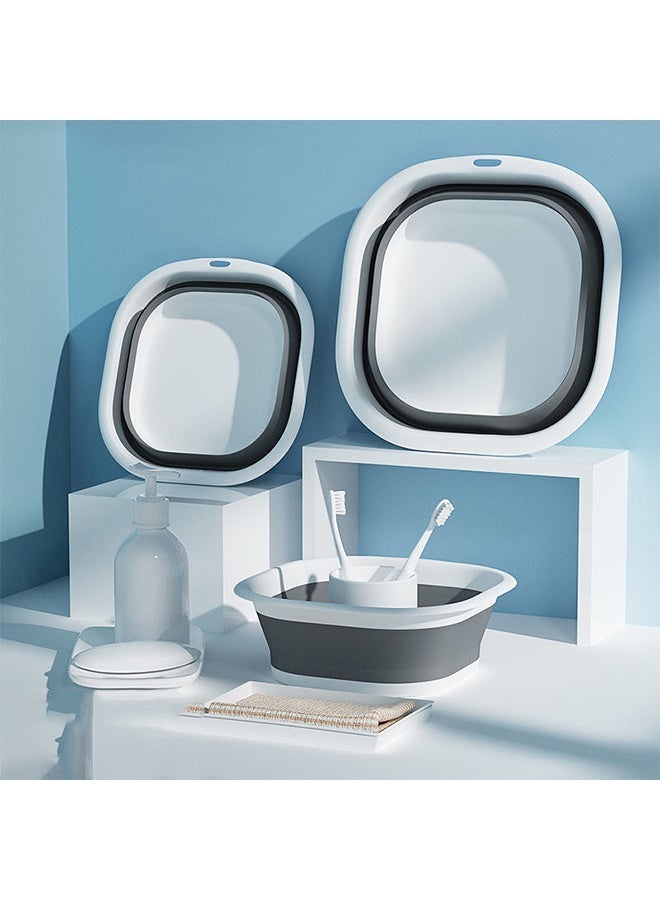 Collapsible Wash Basin, Portable and Space Saving, Multi-Function Use, Plastic, Large and High Capacity (Pack of 3) - Image 1