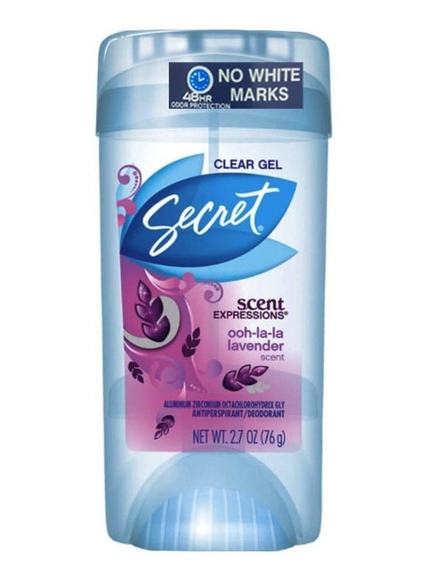 Scent Expressions Ooh-La-La Lavender Crystal Clear Gel Deodorant Stick for Women 76g