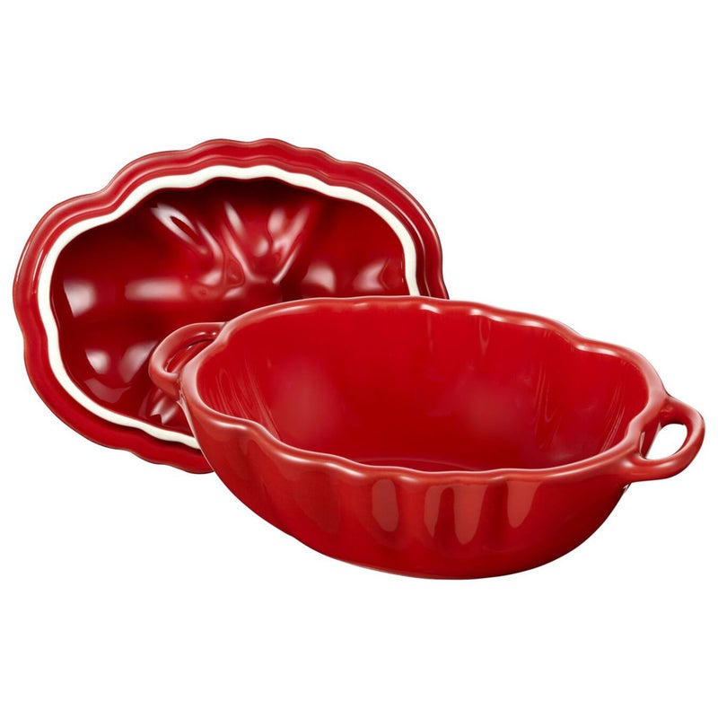 STAUB Ceramics Dutch Oven 16-oz Petite Tomato Cocotte, Cherry - Image 5