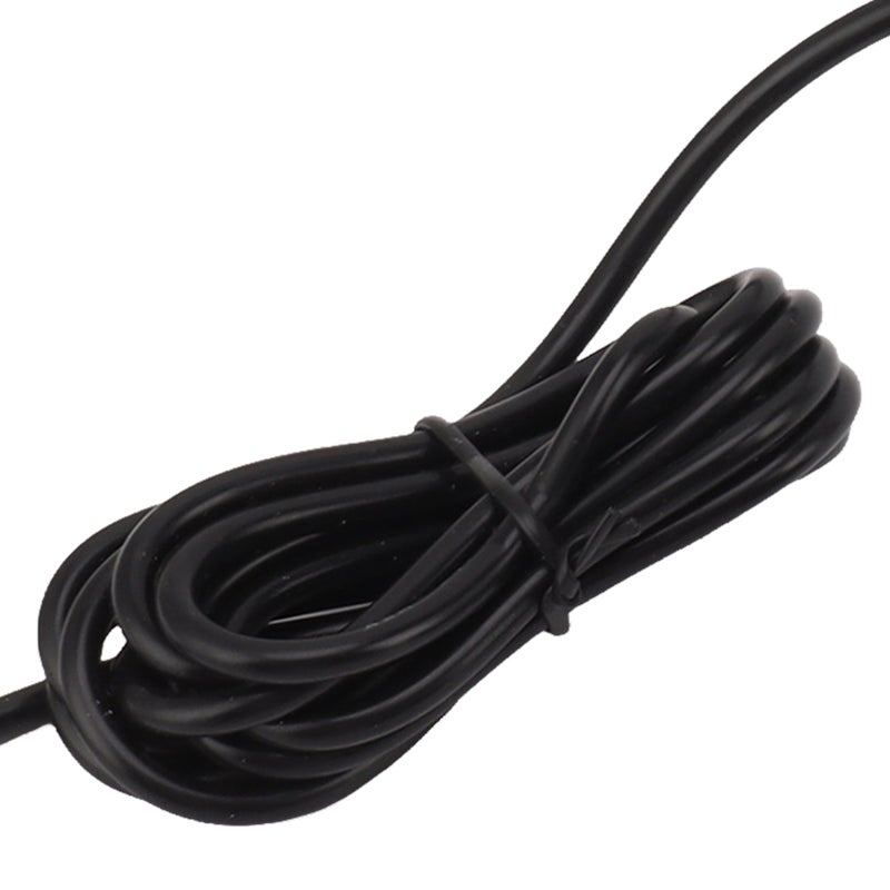 مُصنع ضباب USB مع أضواء LED ملونة 5V مبخر تنبلي للبركة والصخرة والحوض السمكي والمغسلة - لون أسود - Image 5