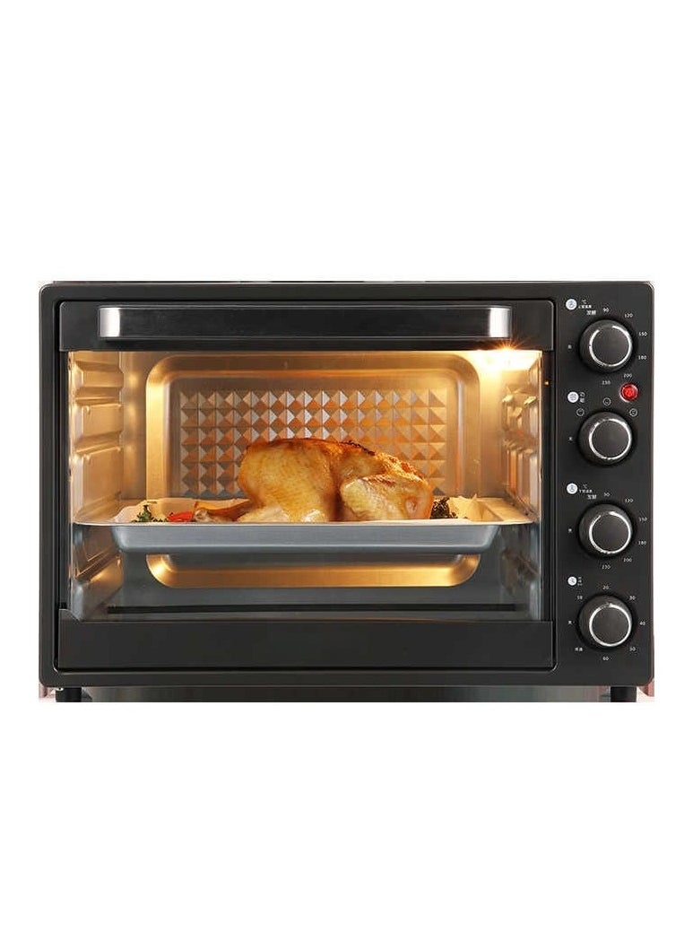 Generic - Electric Toaster Oven Counter Top Oven With Rotisserie & Convection Function Grill And Cooking Tray Adjustable Temperature For Toasting Baking Roasting & Grill 40 Litre - Image 1