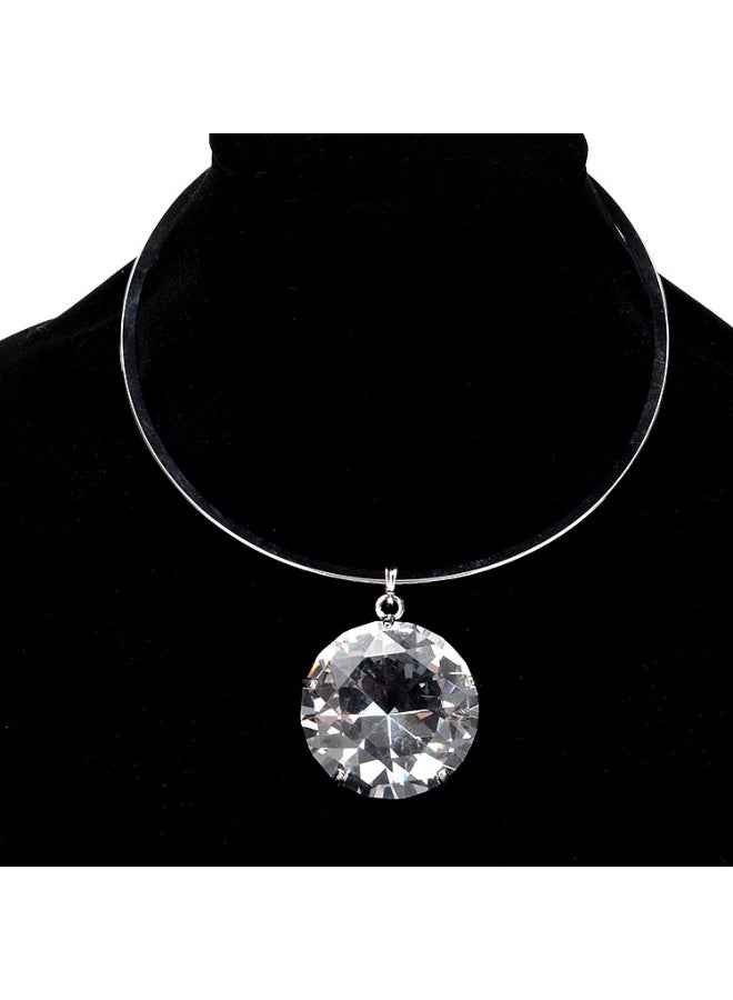 NIBEMINENT European and American Luxury Queen-Style Oversized Gemstone Necklace 9194