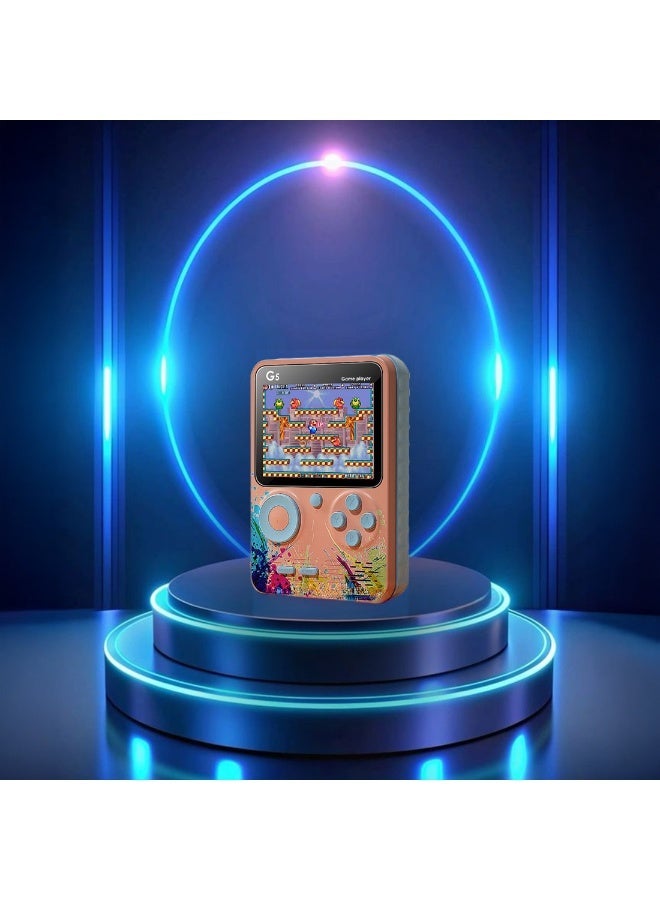 Torima جهاز ألعاب محمول توريما GC-012 الوردي جيم بوي - جهاز ألعاب كلاسيكي محمول باليد مع ألعاب مدمجة - Image 3