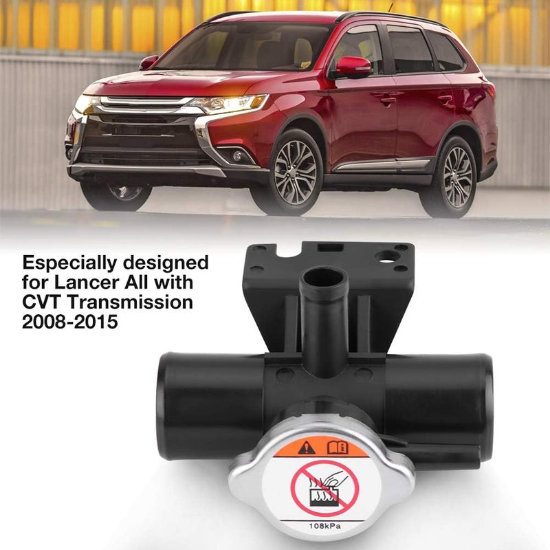 woobles Radiator Coolant Filler Neck, 1350A015 Plastic Material Car Coolant Radiator Filler Neck with Cap Replacement for Mitsubishi Lancer Outlander Sport - Image 3