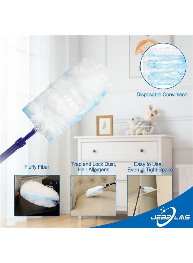 Jebblas Heavy Duty Duster Refills, 360 Degree Dusters Refills, Heavy Duty Electrostatic Duster Head, Total 30 Count - Image 4