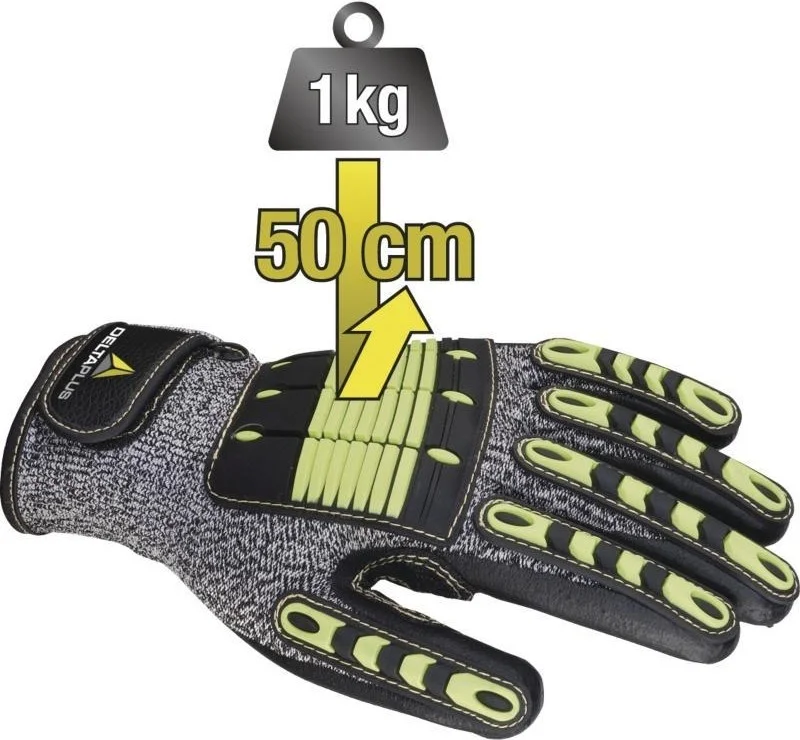 دلتا بلس Eos Nocut VV910 Polyethylene Nitrile Knitted Work Gloves