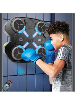 XiuWoo Smart Music Boxing Machine for Adults and Kids Musical Boxing Machine with Gloves Wall Mounted Smart Bluetooth Music Boxing Trainer for Home and Gym  - Image 2