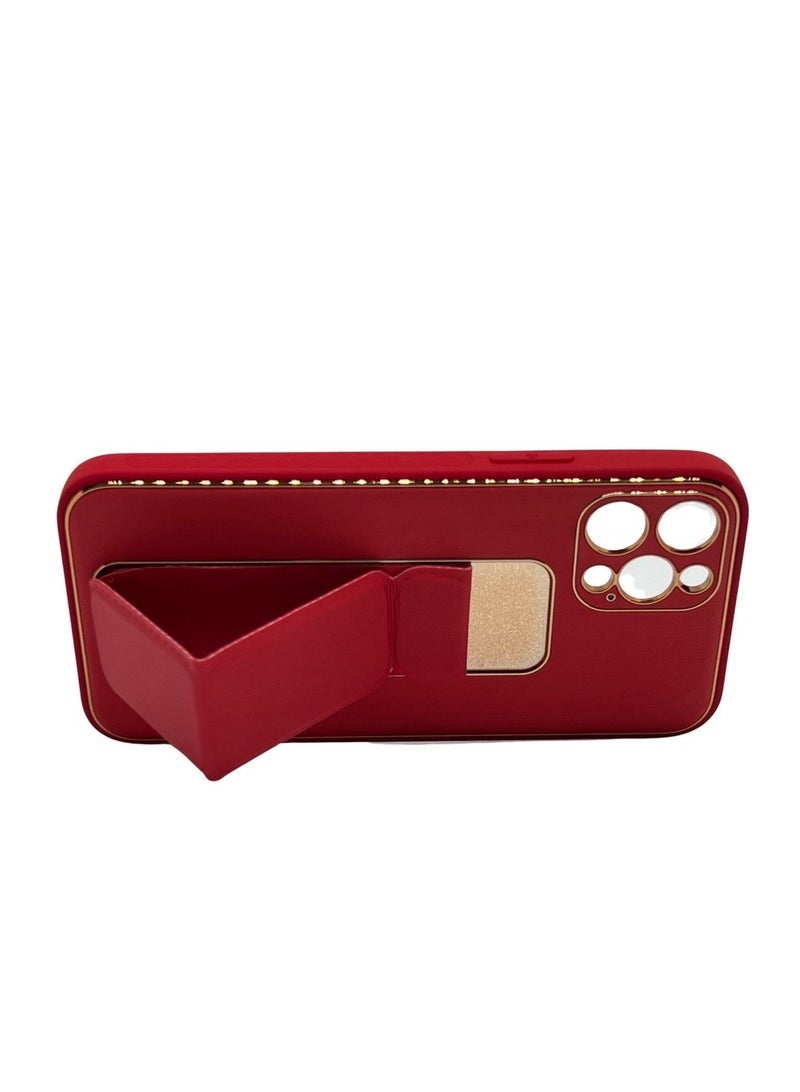 3-in-1 Magnetic Wrist Strap Hand Grip with Stand Case Cover for Apple iPhone 12 Pro - Image 3