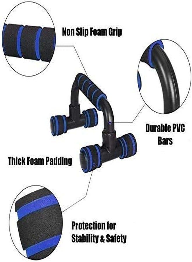 serveuttam Push Up Bars - Workout Equipment for Home Gym Workouts - Pushup Handles with Cushioned Foam Grip - Serveuttam Portable Home Fitness Equipment - Non Slip Pushup Stands for Floor Exercise.-Pushup Bars - Image 3