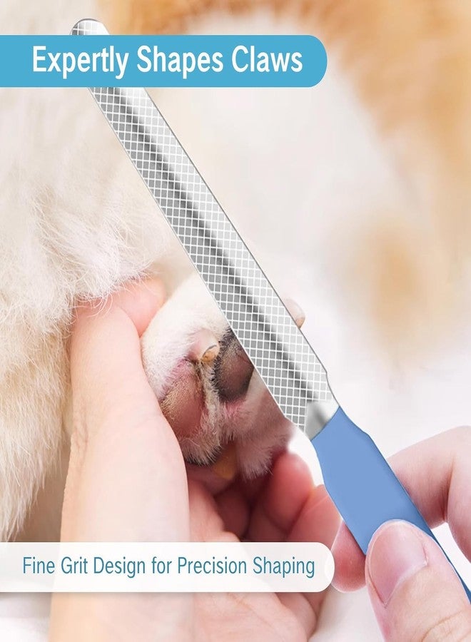 NIIIYTYB 3Pcs Dog Nail File, Stainless Steel Cat Nail File Board, Professional Grooming Supplies for Dogs, Quiet Manual Filer for Claws, Great Pet Care Tool for Home (Black) - Image 4