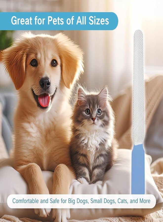 NIIIYTYB 3Pcs Dog Nail File, Stainless Steel Cat Nail File Board, Professional Grooming Supplies for Dogs, Quiet Manual Filer for Claws, Great Pet Care Tool for Home (Black) - Image 5