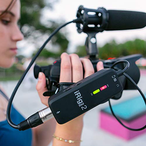 IK Multimedia Irig Pre 2 XLR Microphone Preamp For Smartphones, Tablets And Video Cameras - Image 4