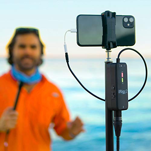 IK Multimedia Irig Pre 2 XLR Microphone Preamp For Smartphones, Tablets And Video Cameras - Image 2