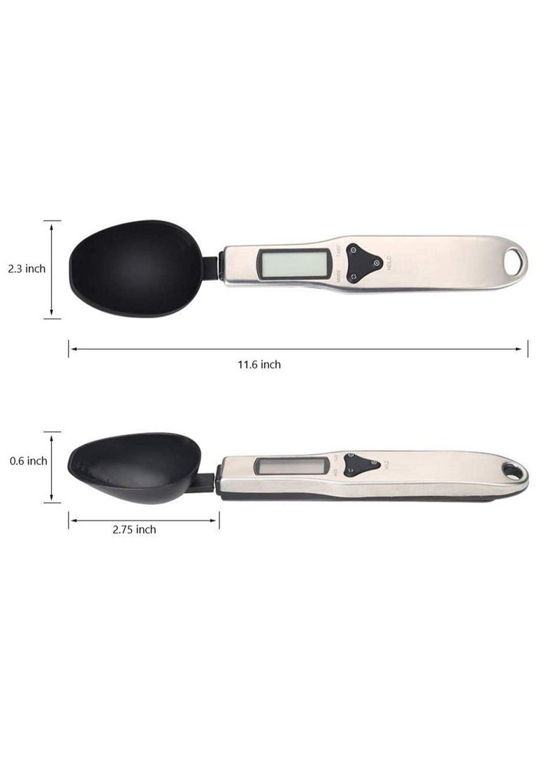 SYOSI Kitchen Scale Spoon Gram Measuring 500g0.1g C ute Digital Weight Milligram Scoop Grams Electronic Cup for Portioning Tea Flour Spices Medicine - Image 4